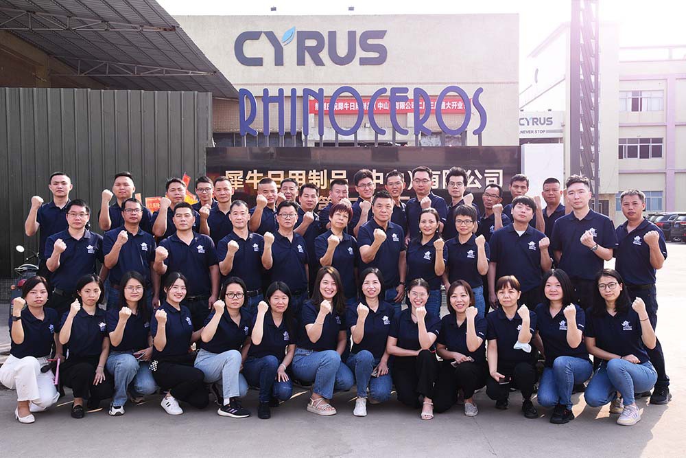 Second and third factory opening group photo