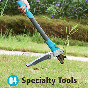 تطبيق أداة إزالة الأعشاب الضارة بالإصبع في إزالة الأعشاب الضارة